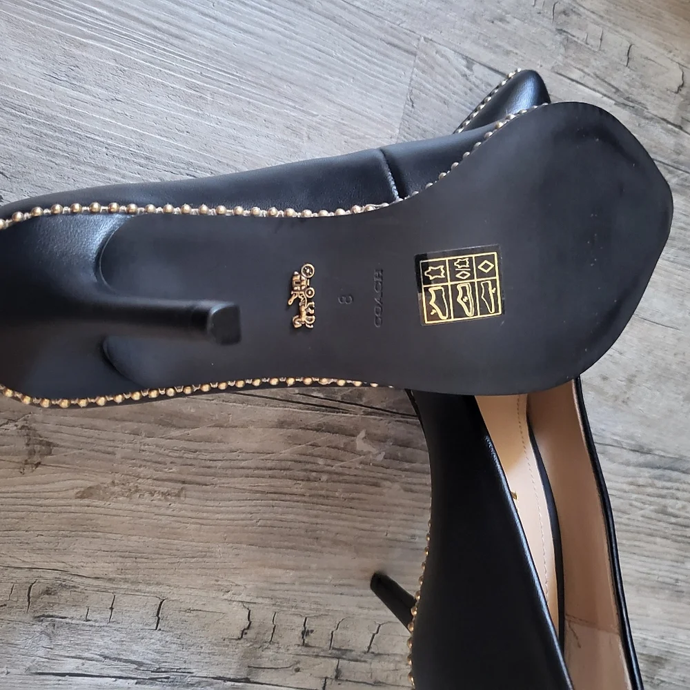 Coach Black Women's Heels "Samantha Pumps" - Picture 5 of 6